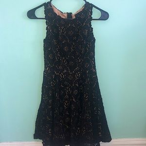 City Studio Black Lace Dress